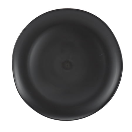 MAINSTAYS BLACK 12-PIECE ECO-FRIENDLY RECYCLED PLASTIC DINNERWARE SET