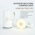 thumbnail image 2 of Coofit Pool Float Pump Set Quick-fill Air Mattress Inflator Mini Air Pump Camping Light, 2 of 10