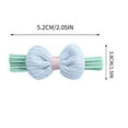 thumbnail image 7 of TOPRenddon 6Pcs Bow Hair Ties for Girls Flower Hair Tie Baby Toddler Hair Bands Colorful Ponytail Holders for Kids Small Hair Elastics Hair Scrunchie Soft Cute Hair Ties No Damage Hair Accessories, 7 of 7