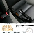 thumbnail image 2 of Mighty Paw Safety Belt Dog Seat Belt Latch Bar Attachment for Optimal Safety and Security All Metal Hardware Tangle Free Swivel Attachment Carabiner Adjustable Length, 2 of 9