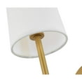 thumbnail image 5 of Mel 1 light Brass and White shade wall sconce, 5 of 12