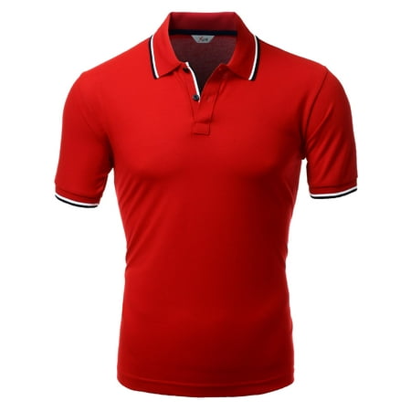 FashionOutfit - FashionOutfit Men's Polo Short Sleeve T-Shirts ...