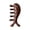 Brown-A, variant on Wooden Massage Comb for Scalp Massage Portable in Cat Design Gentle Head Care Tool for Family Use, 4.72*2.36 inch, Brown-A