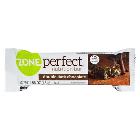 ZonePerfect Nutrition Bar, Double Dark Chocolate, 12g Protein, 5 Ct