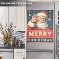 thumbnail image 4 of Dailycode Dishwasher Magnet Cover Magnetic Fridge Door Cover Home Kitchen Decor, Classic Santa Claus and Stars, 23"x 26", 4 of 6