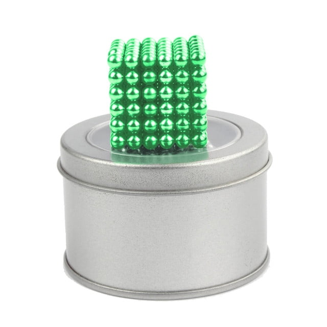 Juego De Bolas Magneticas 216 Piezas 5mm ilios innova Verde