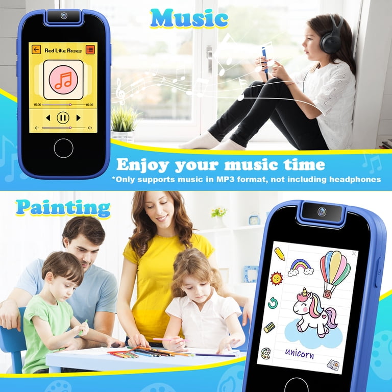 PTHTECHUS Smartwatch voor kinderen, 4G, kinderhorloge telefoon