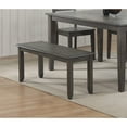 thumbnail image 3 of 42 Inch Dining Bench - Modern Farmhouse Entryway Seating - Wood Bench for Kitchen, Dining Room, Bedroom, 3 of 6