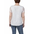 thumbnail image 3 of NY Collection Women's Lace Petal Sleeve Top, 3 of 4