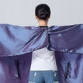 thumbnail image 2 of Capa de peluquería profesional impermeable, bata de barbería, delantal elástico (morado), 2 of 8