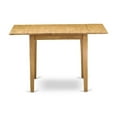 thumbnail image 4 of East West Furniture Norden Rectangular Wood Dining Table in Oak, 4 of 6