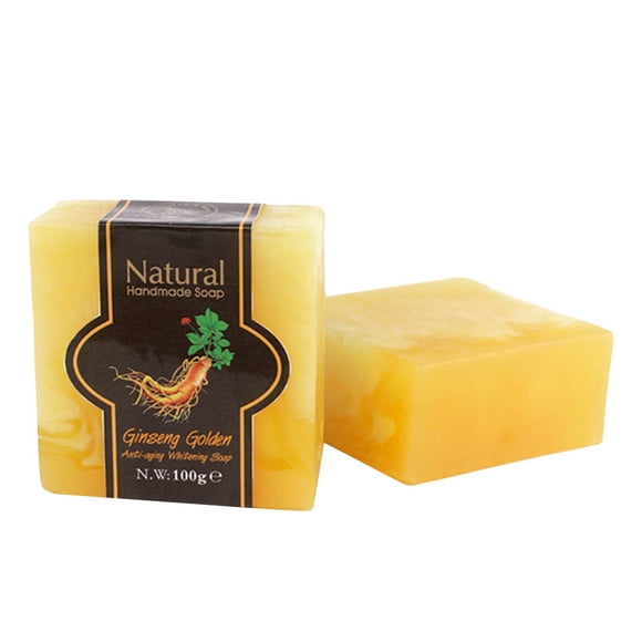 FcBaudy Hand Soap Ginseng Oil Hand Made Soap Clean Moisturizing Soap Moisturizing Soap Adult And Child Bath Hand Soap Bath soap
