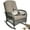 Beige, variant on 1 PC Rocking Chair Outdoor,Patio Furniture Modern Rattan Chair Conversation with Cushions & Glass Table for Garden,Backyard,Bistro.GREY
