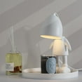 thumbnail image 1 of Jinsinto Candle Warmer Lamp with 1 Bulb, Wax Warmer for Scented Candles, Dimmable Electric Wax Burner, Wax Melter, Descending Yankee Candle Light and 3 Wick Candles (Robot, White), 1 of 5