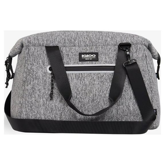 Igloo 20-Can Moxie Medium Duffel Cooler Bag, Heather Gray