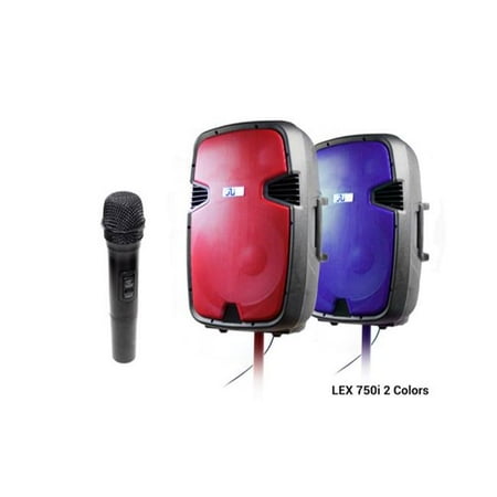 Gli Lex 751 15 In Ed Bluetooth Speaker With Stand Mic Red Gli Lex 751 15 In Ed Bluetooth Speaker With Stand Mic Red