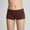 Coffee, variant on Women'sHigh-Waisted Sports ShortsIn Nylon No Show Thong Seamless Panties Low Rise Hipster Cheeky Stretch Full Coverage Briefs Senior Front Solid Color