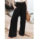 thumbnail image 4 of Pantalones Palazzo de para Mujer Negro M, 4 of 9
