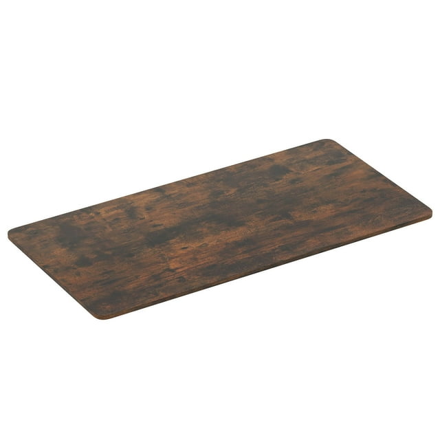 Costway 48" x 24" Whole Piece Table Top with Safe Rounded Corners for Home Office Desk DIY Rustic Brown