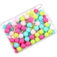 thumbnail image 4 of YAOMOBB Épingles à Points d'Intérêt Multicolores 100 Pcs Tête Ronde Épingles à Points en Acier Inoxydable Multicolores, 4 of 7