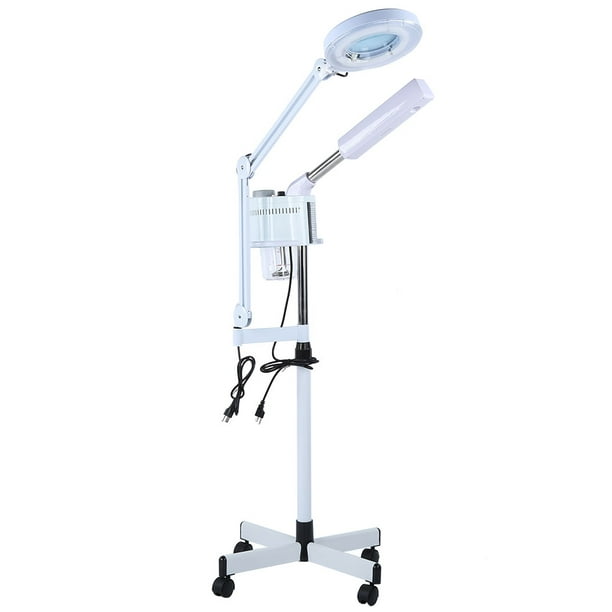 Herchr 3in1 Uv Ozone Steamer Cold Light Led 5x Magnifier Floor Lamp Beauty Sprayer With Ccold Us Standard 110 120v Herchr 3in1 Uv Ozone Steamer, Uv Floor Lamp