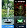 thumbnail image 3 of Fuente solar Yzert de 3,5 W con panel de vidrio y luces de colores, 3 of 6