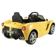 thumbnail image 2 of Power Ride Ferrari LA Toy Car 12V Battery LED Hot WHeels MP3 Assembly Yellow, 2 of 2