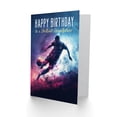 thumbnail image 2 of Happy Birthday Card to a Brilliant Grandfather Football Lover Sport Footy Striker Soccer Goal, 2 of 3