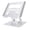 Silver, variant on BOKYAN Tablet Stand 360 Rotating Base Double Rod Adjustable Support Bracket for 5.8 to 12.9 Inch Tablets Electronic Readers Black
