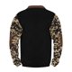 thumbnail image 4 of Blusas y camisas de manga larga con cuello redondo para hombre, talla grande, media cremallera, cuello redondo, estampado vintage de camuflaje, blusa de poliéster de manga larga para hombre, 4 of 4