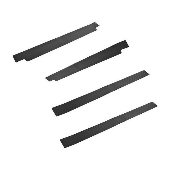 Door Sill Plate 4 Piece Set - Compatible with 2014 - 2020 Toyota Tundra Crew Cab Pickup 2015 2016 2017 2018 2019