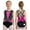 Hot Pink, variant on iiniim Kids Girls Sleeveless Gymnastics Leotard Sparkly Dance Bodysuit Cross Back Shiny Stretchy Ballet Dancewear Light Purple 8