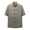 Beige, variant on Mens Short Sleeve Shirts, Men's Short Sleeve Mandarin Collar Kung Fu Shirts Chinese Traditional Embroidered Tai Chi Frog-Button Shirt