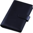 thumbnail image 7 of Antner A6 PU Leather Notebook Binder Refillable 6 Ring, Black, 7 of 7