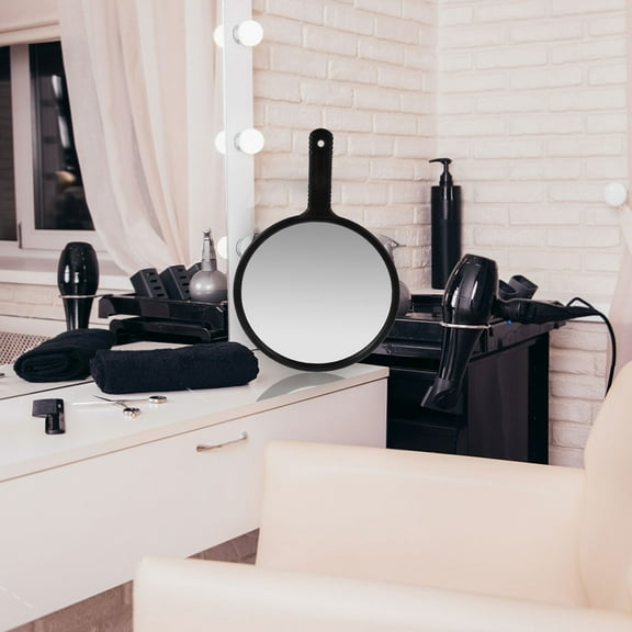 Masteelf Large Hand Mirror Salon Barber Hairdressing Handheld Mirror with Handle Vanity Mirror for Women Travel