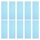 thumbnail image 2 of Cateissary Bolígrafo de lectura para dislexia, regla flexible con tiras de lectura guiadas, superposición azul, 10 pack/lote Suministros de escritura y corrección B, 2 of 6