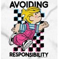 thumbnail image 2 of Retro Dennis Avoiding Responsibility Toddler Boy Girl T Shirt Infant Toddler Brisco Brands 18M, 2 of 6