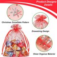 thumbnail image 2 of Youkk 100 Pcs Sacs en Organza Petits Sacs pour Cadeaux de Mariage Sacs-Cadeaux en Filet Mini Sacs-Cadeaux Sacs à Cordon Petits Rouges Estampage à Chaud 10*15.100 Pcs, 2 of 6