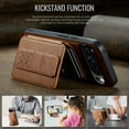 thumbnail image 5 of Dteck Detachable Wallet Case for Google Pixel 9 Pro XL,Magnetic Leather Card Slot Wallet 2 in 1 Case Shockproof Kickstand Cover for Google Pixel 9 Pro XL,Brown, 5 of 6