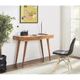 thumbnail image 2 of Mod-Arte Pratt 45" Mid-Century Modern Hardwood Office Desk in Natural, 2 of 12