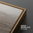 thumbnail image 5 of IDEA4WALL Framed Canvas Print Wall Art Set of 3 Neutral Seascapes Subtle Tones Illustration Print Watercolor Abstract Ocean Serene Modern Digital Art Minimal Chic for Home Decor - Natural 16"x24"x3, 5 of 5