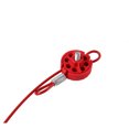 thumbnail image 3 of Kit de etiqueta de bloqueo Conveniente Conveniente Ajustable Multiuspuso Cerraduras de cables aislantes Equipos de bloqueo para industriales usando 4 piezas Inevent TO001465-00B, 3 of 6