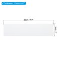thumbnail image 2 of Uxcell 8"x2" Blank Engraving Name Plate DIY Laser Printing Plates White 10 Pack, 2 of 6