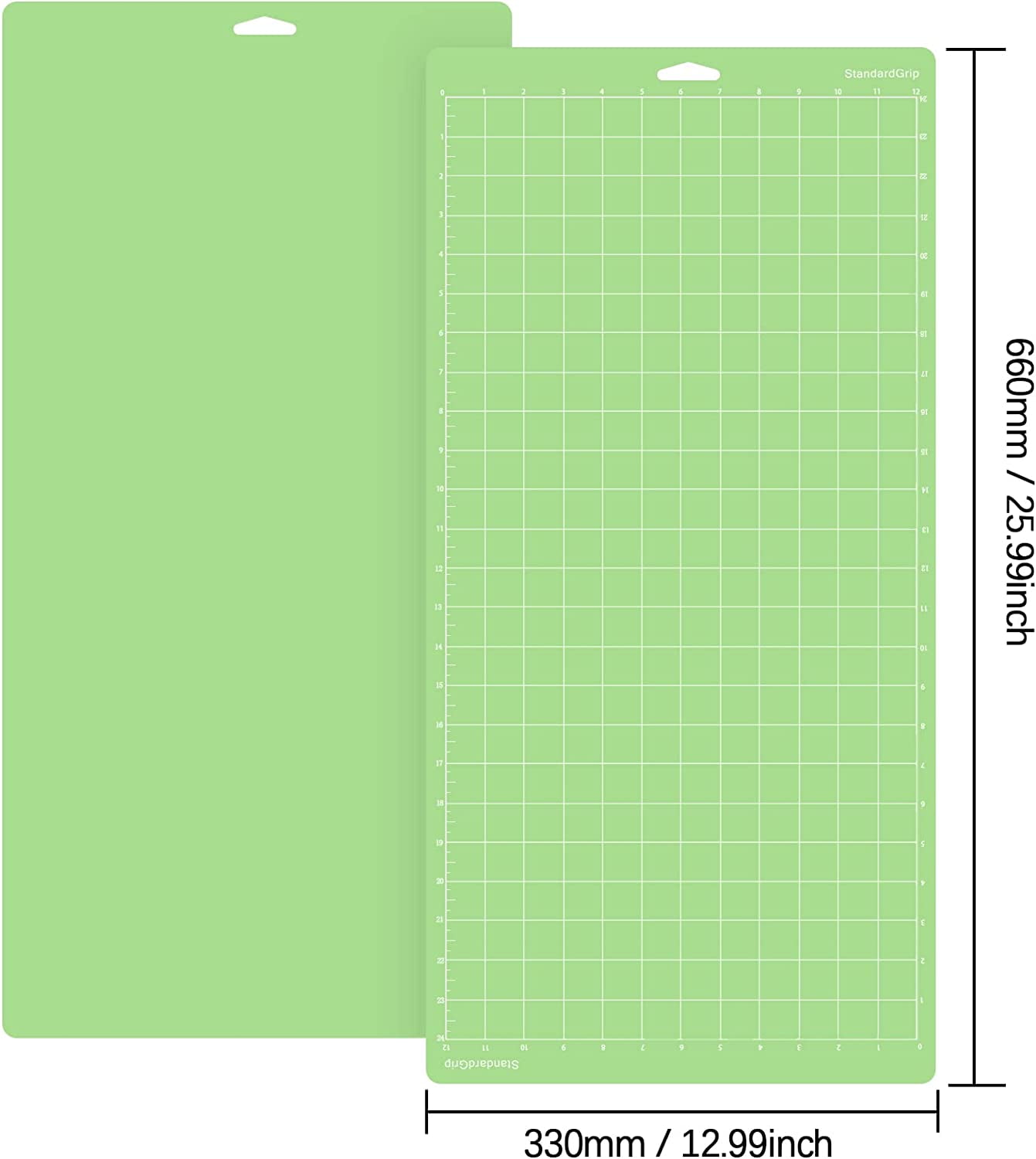 Cutting Mat for Cricut 8 Mats 12x12 In & 4 Mats 12x24 In StandardGrip Adhesive Sticky Green Cards for Cricut Maker 3/Maker/Explore 3/Air 2/Air/One Cut Mats Replacement Accessoriss