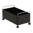thumbnail image 1 of Carrito rodante con ruedas, práctico y que ahorra espacio, estante de almacenamiento de gran capacidad para juguetes. Negro L, 1 of 9