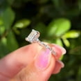 thumbnail image 2 of solitaire jewels 2.5CT Radiant Moissanite Solitaire Engagement Ring For Women, 10K Rose Gold, 2 of 8