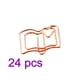 thumbnail image 1 of Clip de papel de marcador de dibujos animados lindo [Oro rosa - Libro abierto] * 24 Inevent HA3004-00B×24, 1 of 7