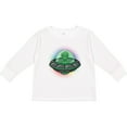 thumbnail image 3 of Inktastic Spaceship Funny Alien Outer Space Boys or Girls Long Sleeve Toddler T-Shirt, 3 of 5