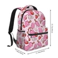 thumbnail image 2 of Fotbe Strawberry Popsicle Mochila Casual con Estampado para Escuela, Viajes y Actividades al Aire Libre - Duradera, Ligera y Cómoda, 2 of 5