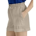 thumbnail image 2 of INC International Concepts Womens Twill Shorts Toasted Twine 2, 2 of 3